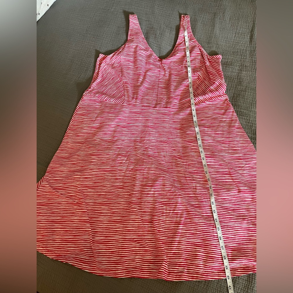 Old Navy Pink Gray Halter Sundress
